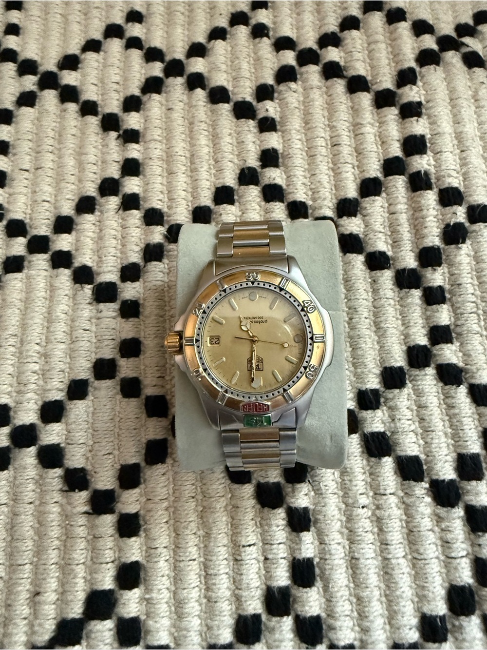 Tag Heuer Two-Tone Silver and Gold Sports Watch no box